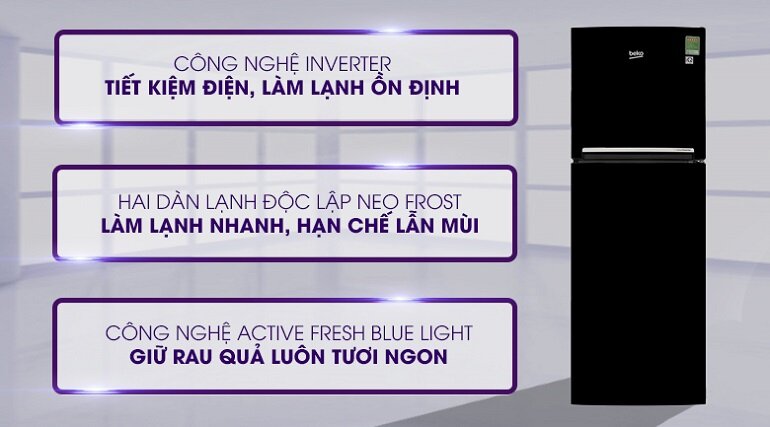 Tủ lạnh Beko sở hữu nhiều ưu điểm đáng nể