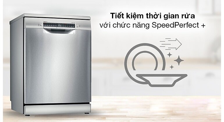 Các tính năng, công nghệ nổi bật được trang bị trên máy rửa bát Bosch SMS6ZCI14E hiện đại