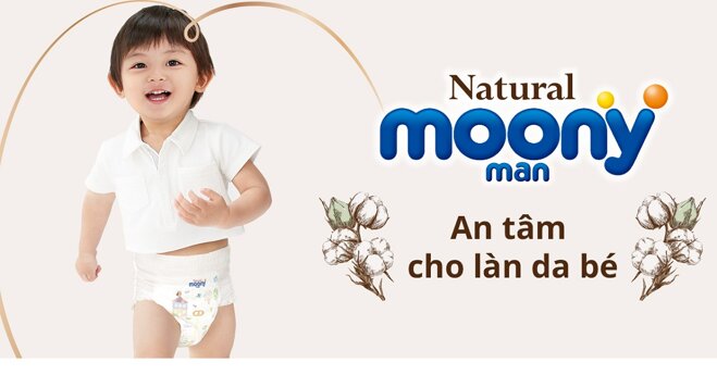 Đánh giá tã quần Moony Natural có tốt không? Có mấy loại? Giá bao nhiêu?