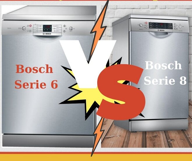 so sánh máy rửa bát bosch serie 6 và 8