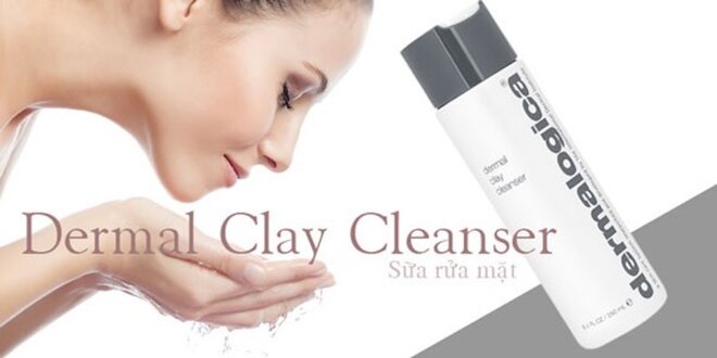 Sữa rửa mặt cho bà bầu Dermal Clay Cleanser