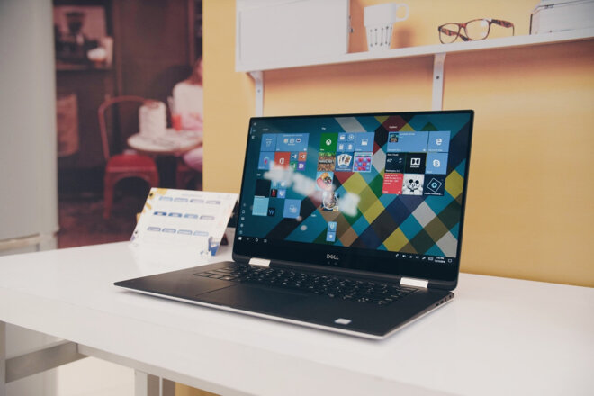 laptop dell có thiết kế hiện đại