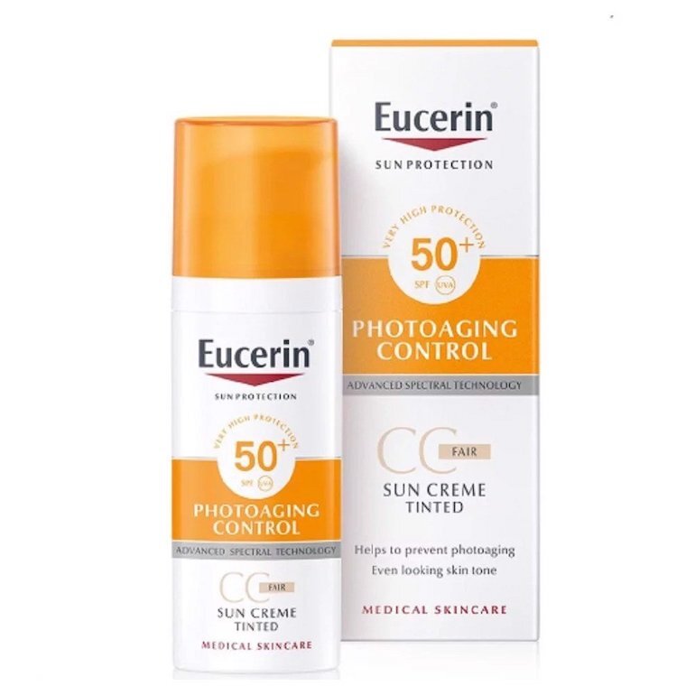 Kem chống nắng Eucerin Tinted CC Fair SPF 50+