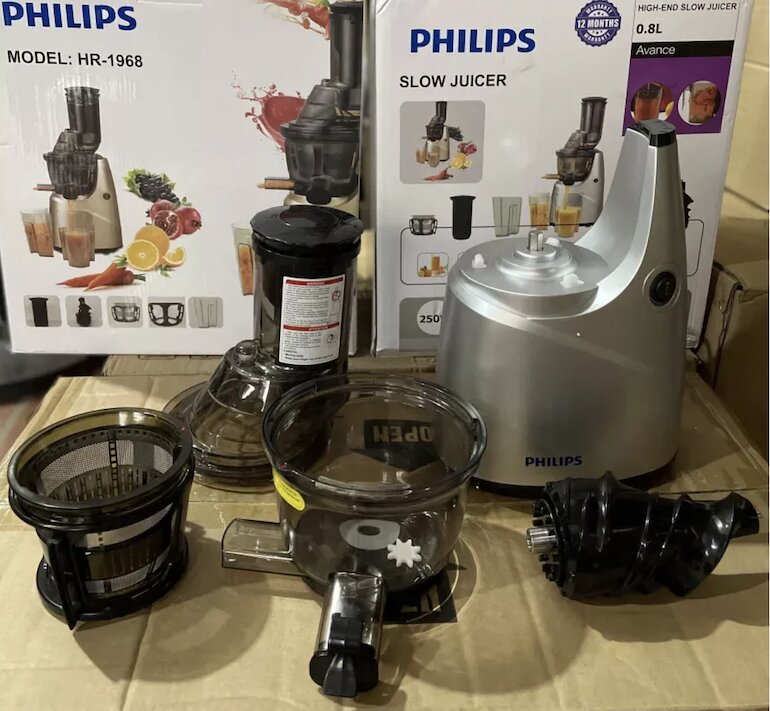 Các phụ kiện máy ép chậm Philips HR-1968