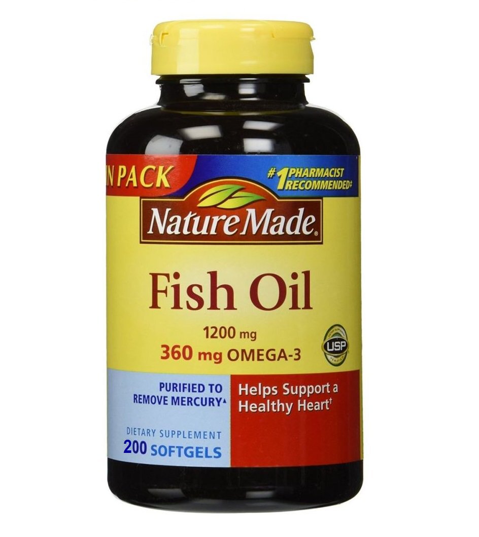 Dầu cá Fish Oil Omega 3 1200mg Nature Made 