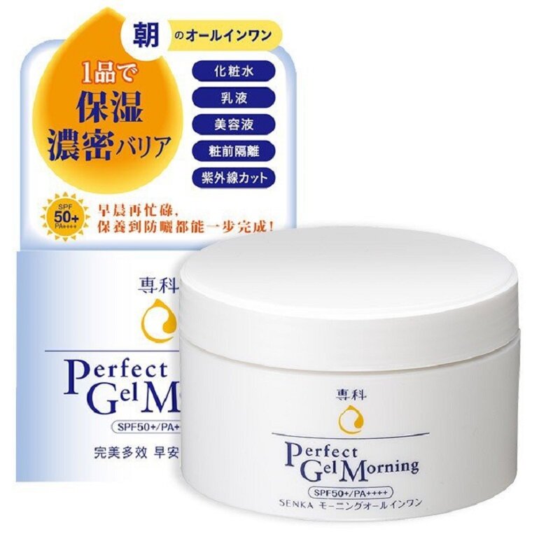 Kem chống nắng và dưỡng ngày Senka Perfect Gel Morning protect SPF50+