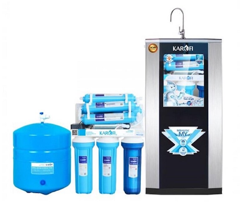 Máy lọc nước Karofi 8 lõi có kích thước nhỏ gọn
