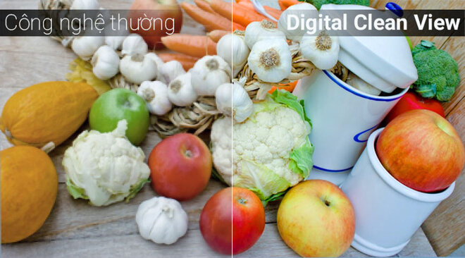 Nâng tầm hình ảnh nhờ công nghệ khử và lọc nhiễu Digital Clean View và Ultra Clean View 