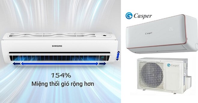 So sánh điều hòa Casper và Samsung