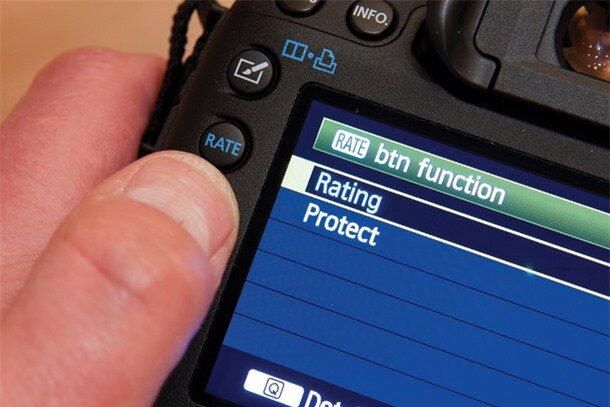 Canon EOS 5D Mark III tips: Rate button