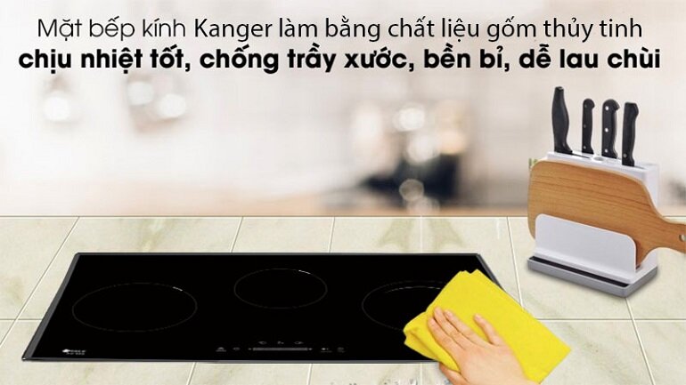 Bếp từ âm 3 vùng nấu Arber AB-558