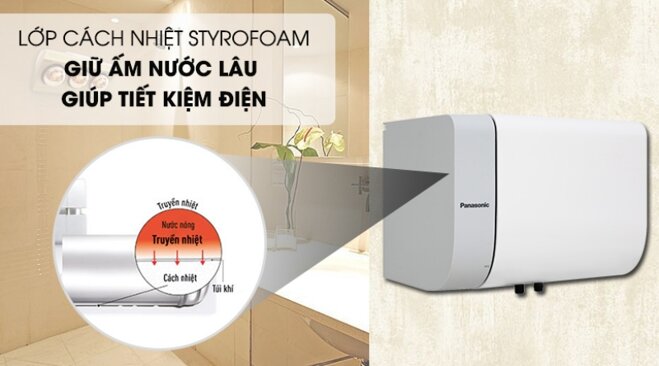 Đánh giá tổng quan ưu nhược điểm của bình nóng lạnh Panasonic DH-15HAM