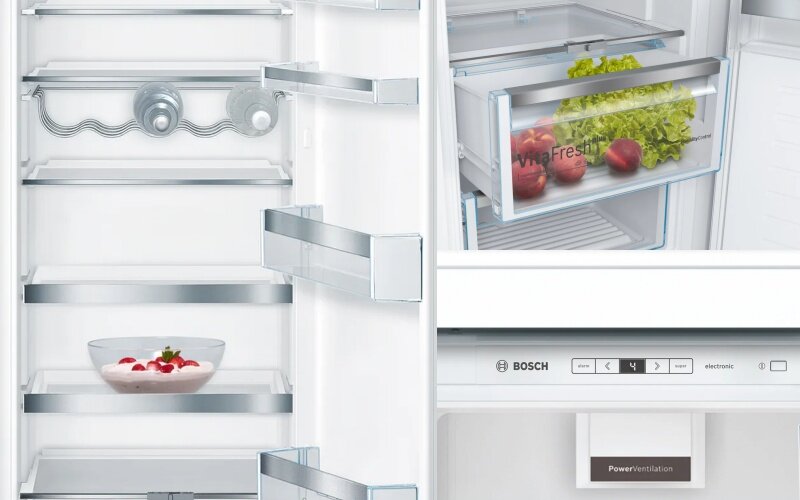 Tủ mát âm tủ Bosch 319 lít KIR81AFE0 trang bị các công nghệ nổi bật