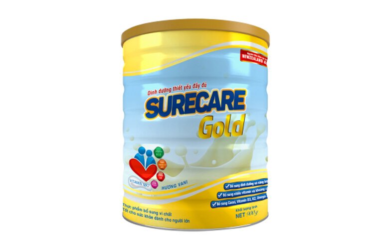 Surecare Gold cho người lớn tuổi, người có nguy cơ bị suy dinh dưỡng