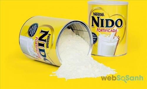 Hướng dẫn cách pha sữa bột Nido nắp trắng