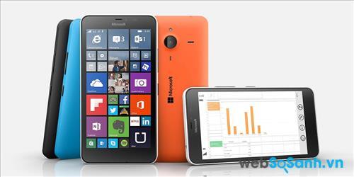 Lumia 640 XL vẫn giữ thiết kế đặc trưng của dòng Lumia