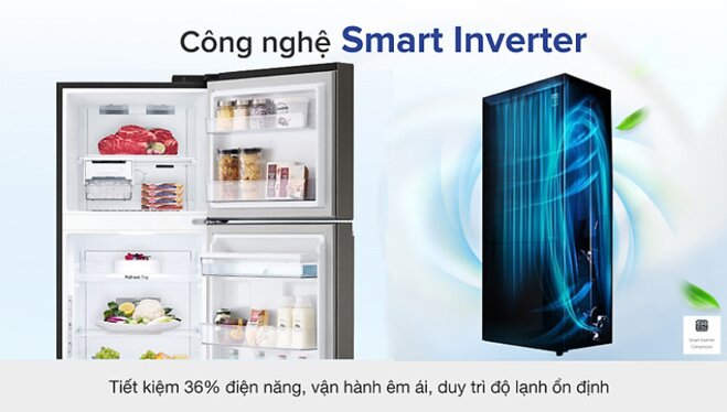 Ưu điểm nổi trội của tủ lạnh LG Inverter 264 lít GV-D262BL