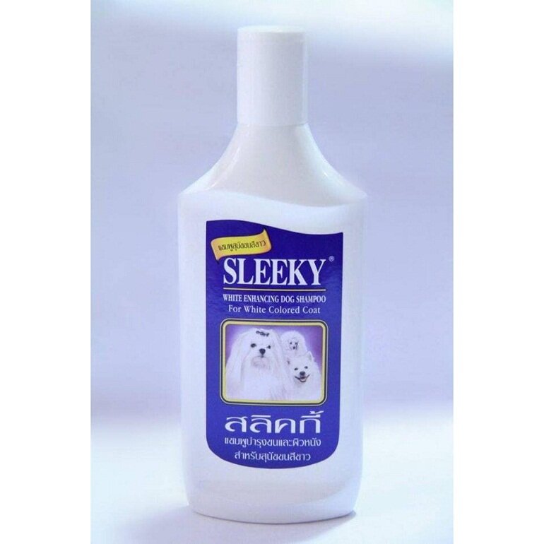 Sleeky dog ​​shampoo, blue color