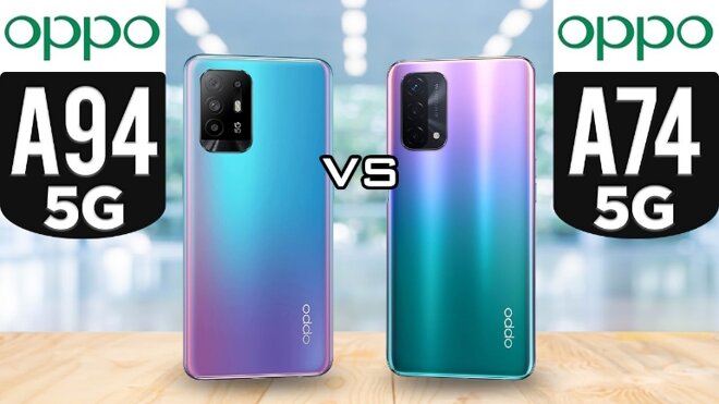 So sánh oppo a74 5g và oppo a74 4g cấu hình