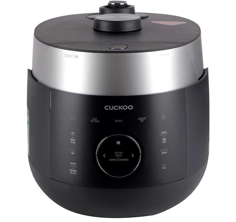 Nồi cơm điện cao tần Cuckoo CRP-LHTR1009F với công nghệ điện từ IH và Twin Pressure giúp nấu cơm chín đều, bảo toàn dưỡng chất.