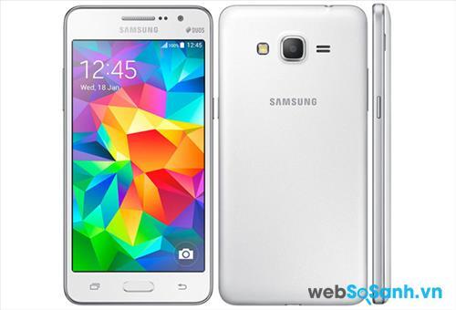 Galaxy Grand Prime thiết kế đơn giản lấy viền giả kim loại làm điểm nhấn Galaxy Grand Prime thiết kế đơn giản lấy viền giả kim loại làm điểm nhấn