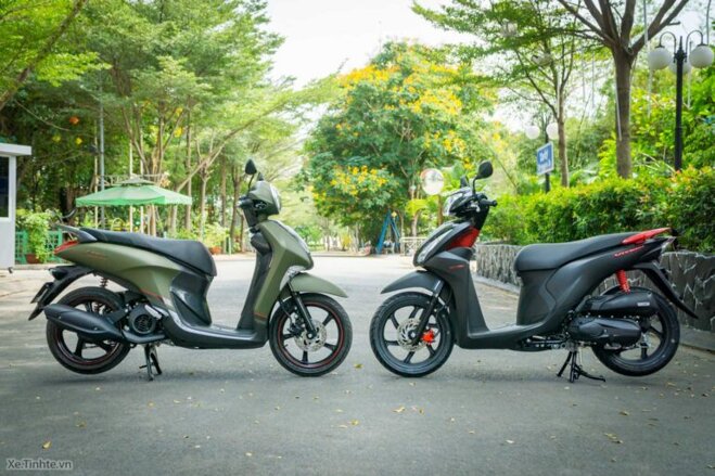 Honda Vision 2022 hay Yamaha Janus 2022