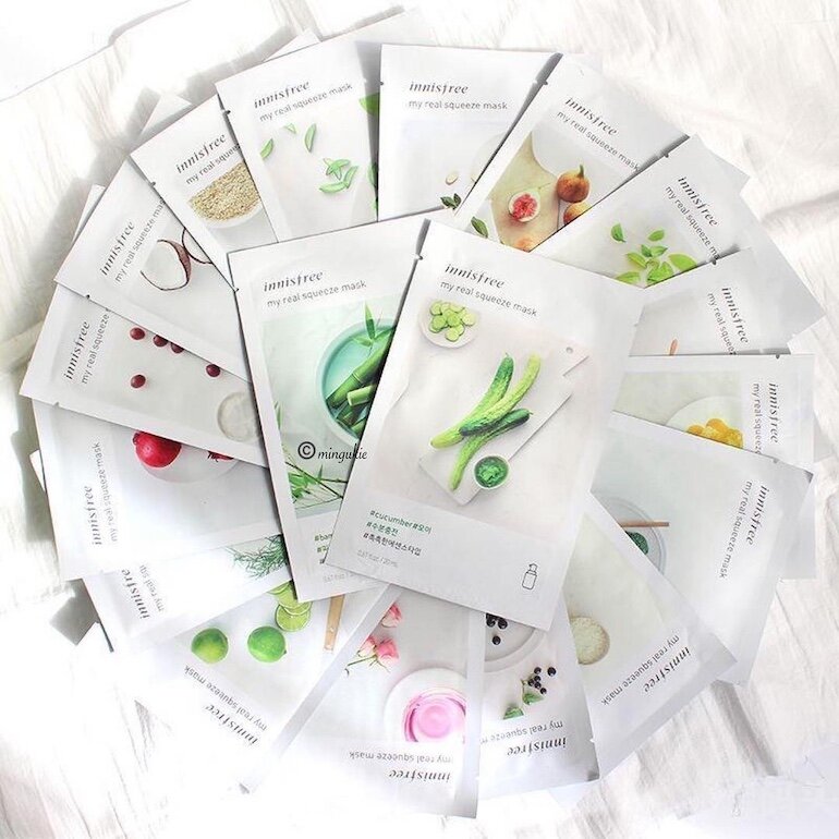 Mặt nạ giấy Innisfree My Real Squeeze Mask.