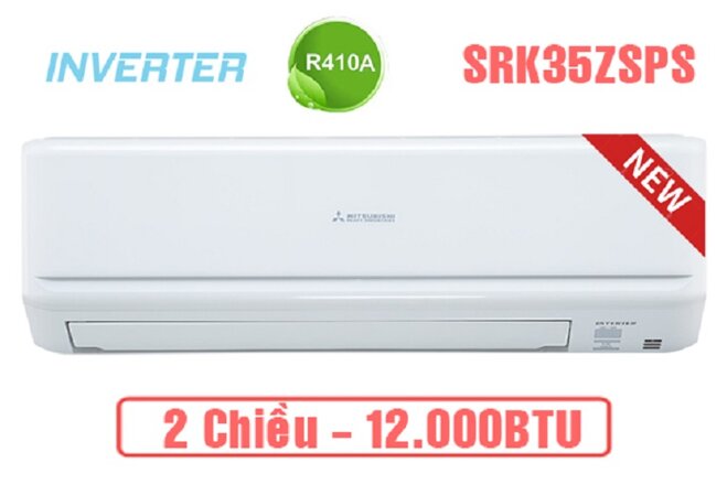 Điều hòa Mitsubishi  12000BTU 2 chiều SRK/SRC35ZSPS-S5 Inverter Gas R410A