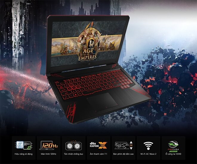 Trải nghiệm game đỉnh cao với Asus TUF Gaming