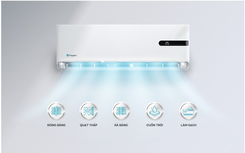 5 điểm nhấn khiến điều hòa Casper GC-12IB36 mới 2025 hấp dẫn người sử dụng