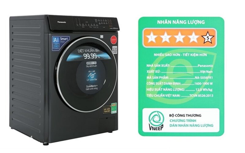 Máy giặt sấy Panasonic NA-S056FR1BV giá cao nhưng