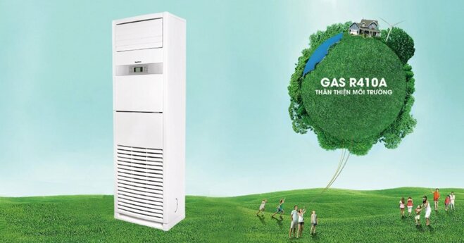 Điều hòa tủ đứng 1 chiều Nagakawa 28000BTU NP-C28R2H21 gas R-32 bảo vệ môi trường