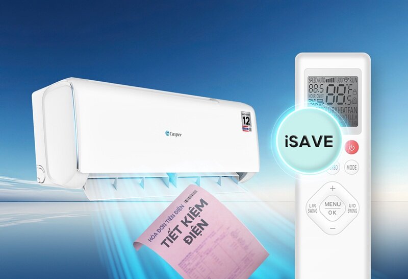 Hạ giá sâu, điều hòa Casper JC-18IU36 là lựa chọn tiết kiệm điện cho phòng 20 - 30m2