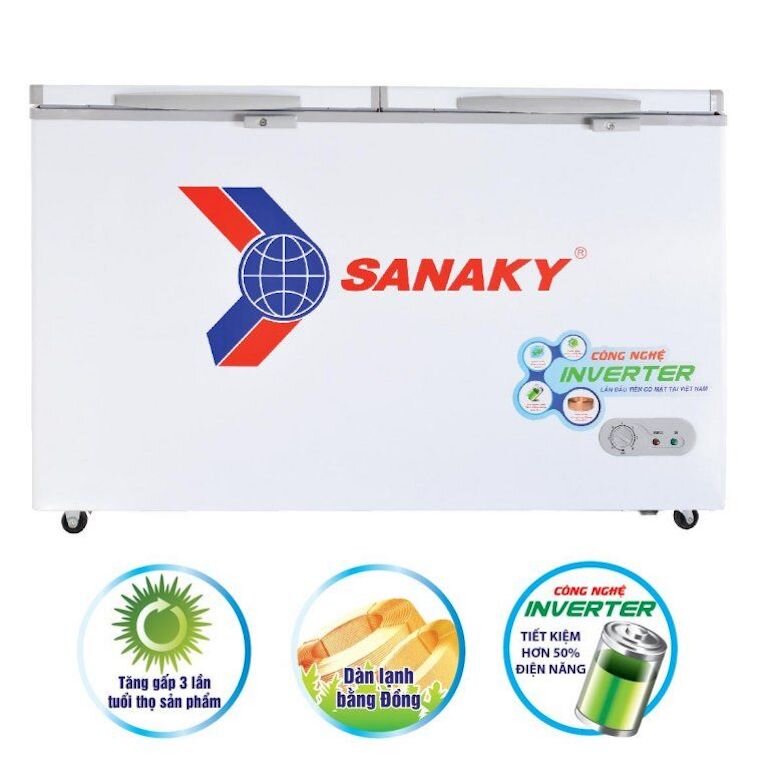 Tủ đông Sanaky 1 ngăn đông 1 ngăn mát VH-3699W3