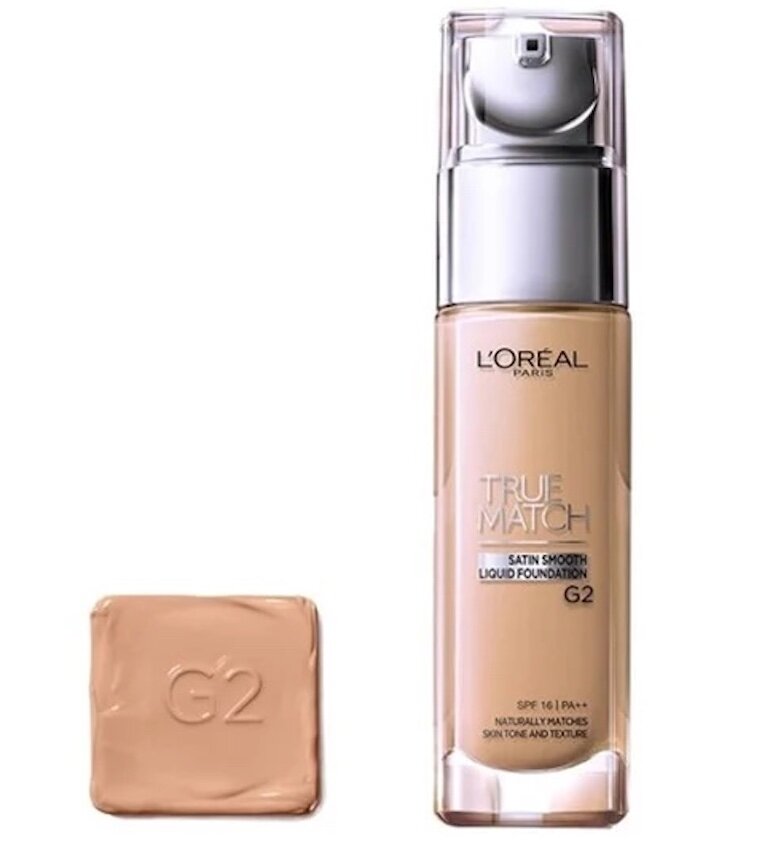 Loreal Paris True Match Liquid Foundation.