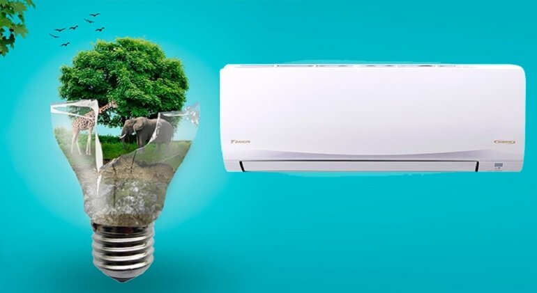 Công nghệ inverter được trang bị trên cả 2 dòng điều hòa Daikin FTKB-XVMV và FTKF-XVMV