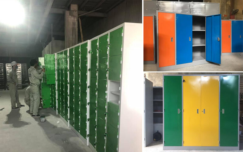 Tủ sắt Hiếu Vinh - Chuyên sản xuất và phân phối các loại tủ locker sắt