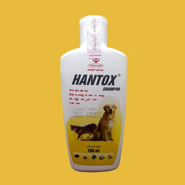 Sữa tắm trị ve cho chó Hantox