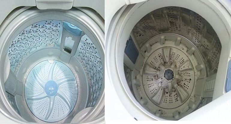 cách vệ sinh máy giặt Midea