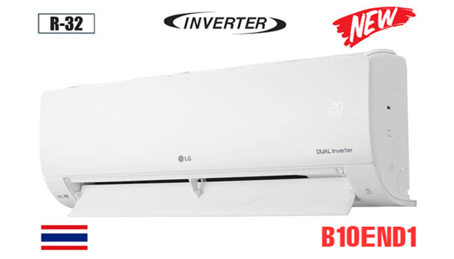 điều hòa LG 9000BTU 2 chiều inverter B10END1