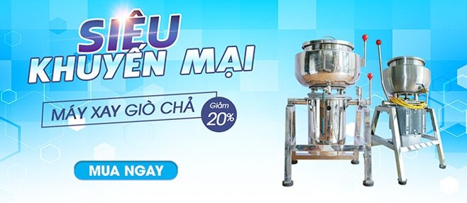 Máy xay giò chả siêu khuyến mãi