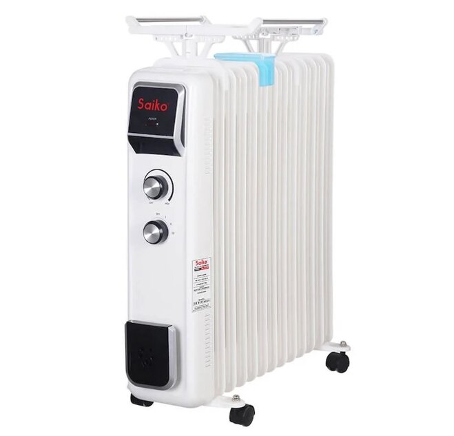 Máy sưởi dầu Saiko OR-7213T 13 Thanh (2600W)