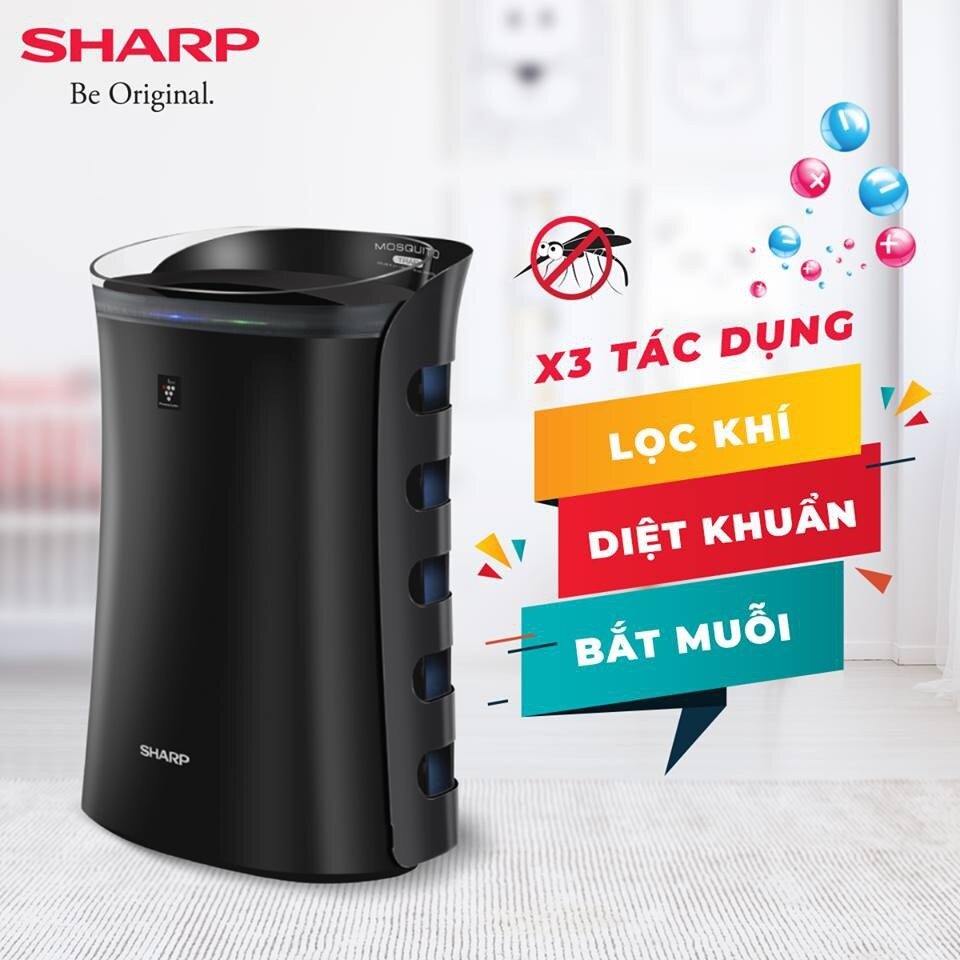 Sharp là một trong những thương hiệu đầu tiên thêm tính năng bắt muỗi vào máy lọc