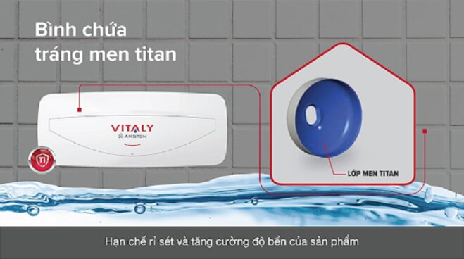 Điểm giống và khác nhau của bình nóng lạnh Casper 20l Eh-20tl11 và Ariston Vitaly 20SL 