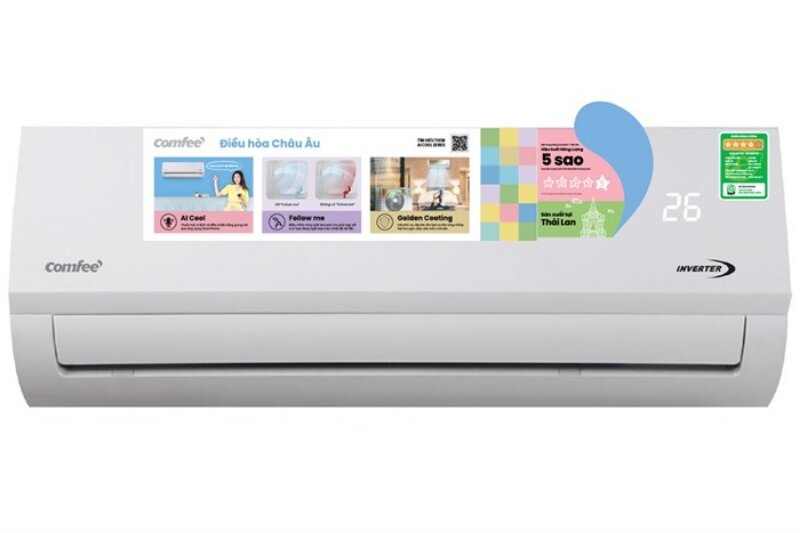 Đánh giá chi tiết điều hòa Comfee CFS-25VAF: Giá rẻ, trang bị đều rất ấn tượng