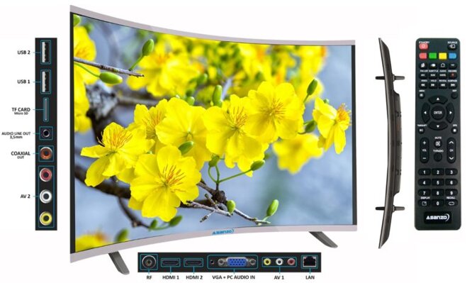 Smart Tivi cong Asanzo AS32CS6000 (AS-32CS6000) - 32 inch - Giá tham khảo từ 3.600.000 vnđ - 4.699.000 vnđ