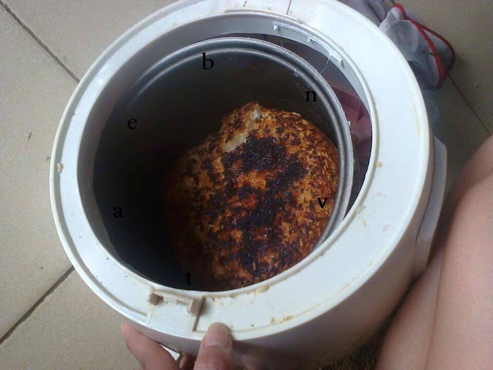 Sai lầm dùng nồi cơm điện để nấu cơm cháy