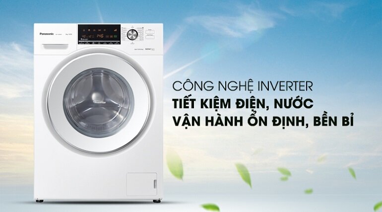 Đánh giá máy giặt Panasonic Inverter 8 Kg NA-128VG6WV2 