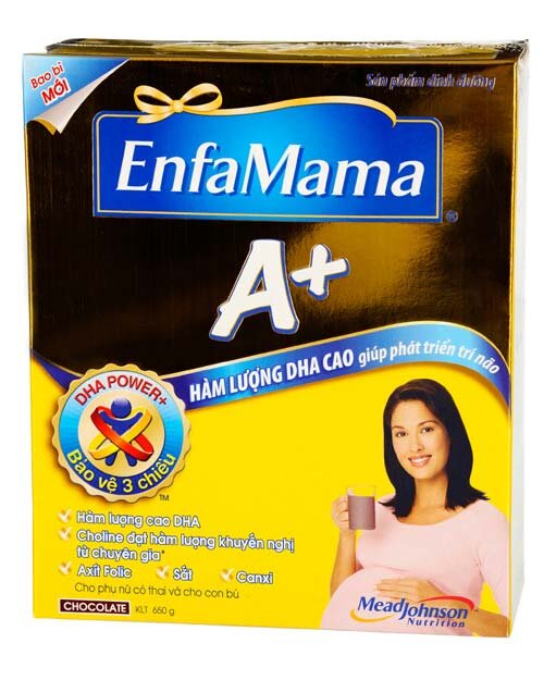 Sữa bột EnfaMama A+ có vị chocolate thơm ngon