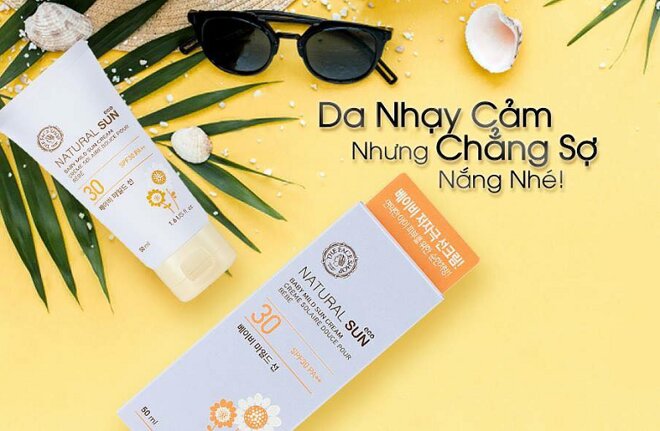 Kem chống nắng Natural Sun Eco Mild Baby Sun Cream